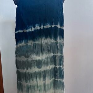 Elegant Blue Ombre Women's Dress